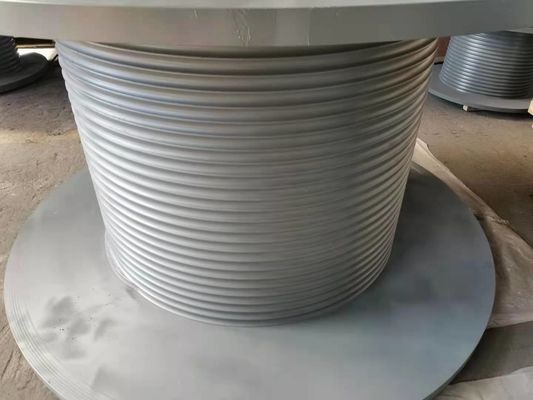 CCS Certification Grooved Wire Rope Drum Multilayer For Lifting