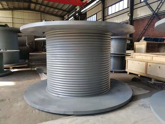 CCS Certification Grooved Wire Rope Drum Multilayer For Lifting