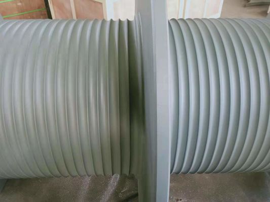 LBS Multilayer Spooling Rope Winch Drum Parts For Single Double Drum Winch