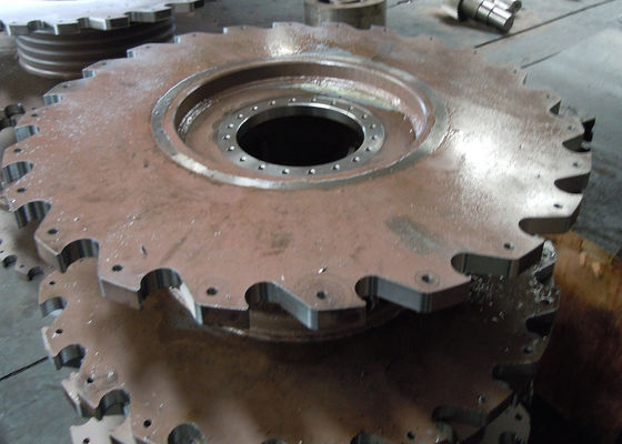CCS Certified 300m Capacity Mooring Winch Drum , Rope Winch Drum For Oil Drilling Machine